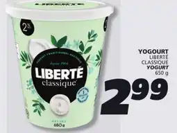 IGA LIBERTÉ CLASSIQUE YOGURT offer