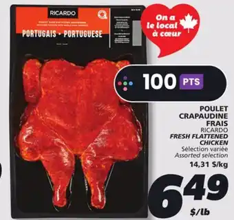 IGA RICARDO FRESH FLATTENED CHICKEN offer