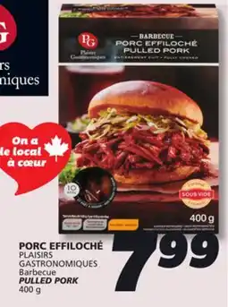 IGA PLAISIRS GASTRONOMIQUES Barbecue PULLED PORK offer