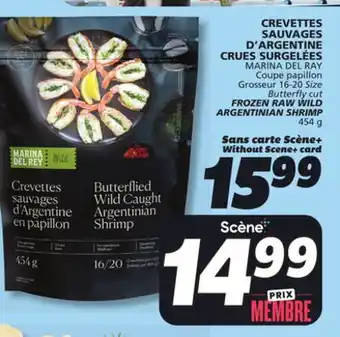 IGA Butterfly cut FROZEN RAW WILD ARGENTINIAN SHRIMP offer
