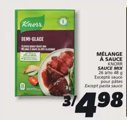 IGA KNORR SAUCE MIX offer