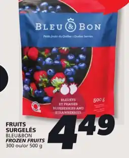 IGA BLEU&BON FROZEN FRUITS offer
