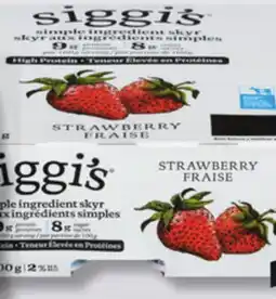 IGA SIGGI'S YOGURT OR DRINKABLE YOGURT offer
