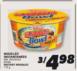IGA MR. NOODLES BOWL INSTANT NOODLES offer