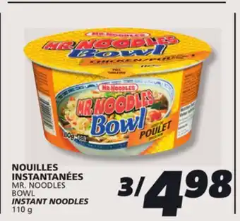 IGA MR. NOODLES BOWL INSTANT NOODLES offer