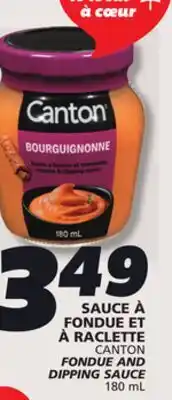 IGA CANTON FONDUE AND DIPPING SAUCE offer