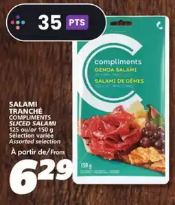 IGA COMPLIMENTS SLICED SALAMI offer