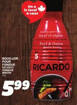 IGA RICARDO FONDUE BROTH offer