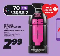 IGA BEHY HYDRATION BEVERAGE offer