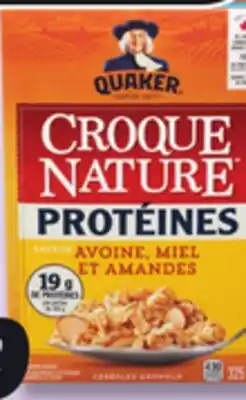 IGA QUAKER CEREAL, OR INSTANT OATMEAL offer