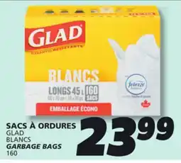 IGA GLAD GARBAGE BAGS offer
