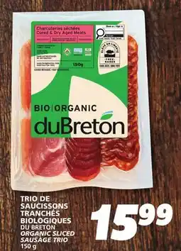 IGA DU BRETON ORGANIC SLICED SAUSAGE TRIO offer