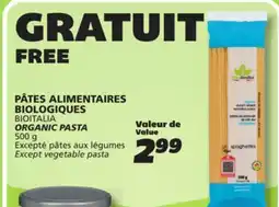 IGA BIOITALIA ORGANIC PASTA offer