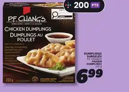 IGA P.F. CHANG'S FROZEN DUMPLINGS offer