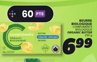 IGA COMPLIMENTS BIOLOGIQUE ORGANIC BUTTER offer