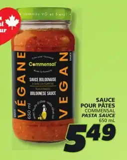 IGA COMMENSAL PASTA SAUCE offer