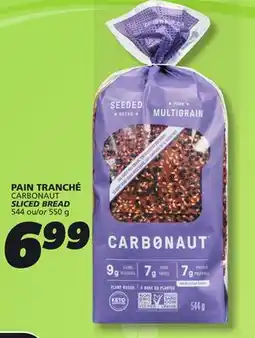 IGA CARBONAUT SLICED BREAD offer