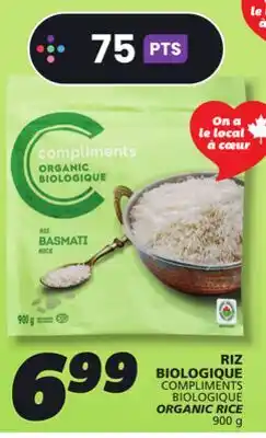 IGA COMPLIMENTS BIOLOGIQUE ORGANIC RICE offer