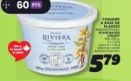 IGA MAISON RIVIERA PLANT-BASED YOGURT offer