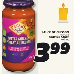 IGA PATAK'S COOKING SAUCE offer