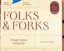IGA FOLKS & FORKS MEAL-SOUP offer