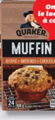 IGA QUAKER MUFFIN MIX offer