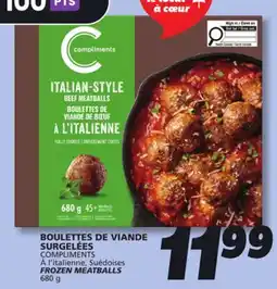 IGA FROZEN MEATBALLS offer