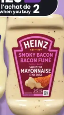 IGA MAYONNAISE OU SAUCE STYLE MAYONNAISE HEINZ offer