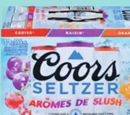 IGA COORS SELTZER ALCOHOLIC MALT BEVERAGE offer