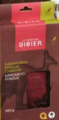 IGA LA MAISON DU GIBIER FROZEN GAME MEAT offer