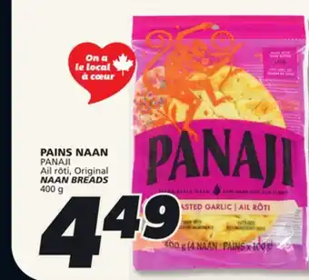 IGA PANAJI Ail rôti, Original NAAN BREADS offer