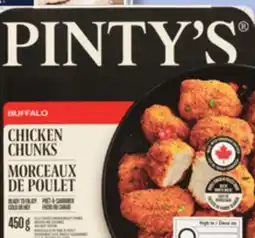 IGA PINTY'S BREADED CHICKEN BREAST CHUNKS offer