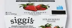 IGA SIGGI'S SKYR YOGURT offer