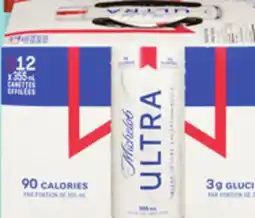 IGA MICHELOB ULTRA BEER offer