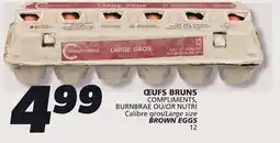 IGA COMPLIMENTS BROWN EGGS offer
