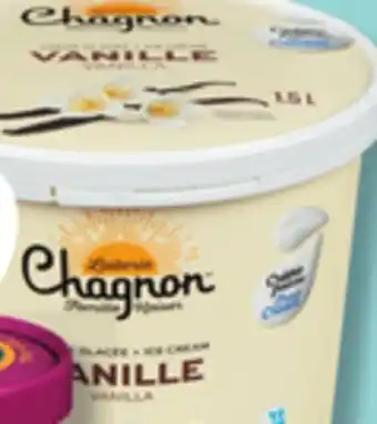IGA LAITERIE CHAGNON ICE CREAM offer