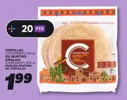 IGA COMPLIMENTS TORTILLAS offer
