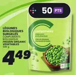 IGA FROZEN ORGANIC VEGETABLES offer