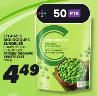 IGA FROZEN ORGANIC VEGETABLES offer