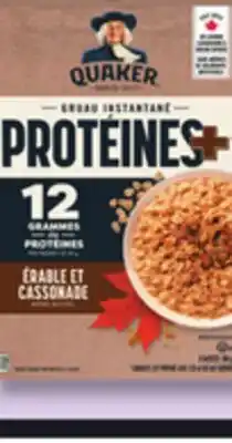 IGA QUAKER PROTÉINES INSTANT OATMEAL offer
