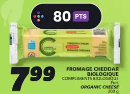 IGA COMPLIMENTS BIOLOGIQUE ORGANIC CHEESE offer