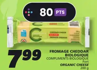 IGA COMPLIMENTS BIOLOGIQUE ORGANIC CHEESE offer