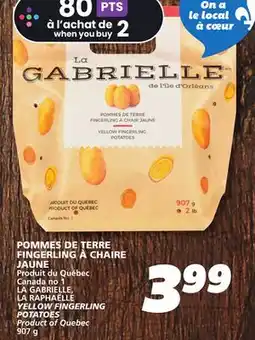 IGA YELLOW FINGERLING POTATOES offer