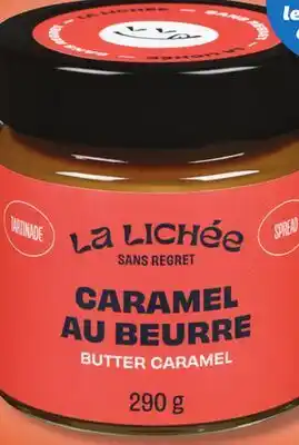 IGA LA LICHÉE BUTTER CARAMEL offer
