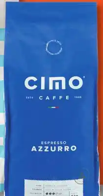 IGA CIMO COFFEE BEANS OR GROUND COFFEE offer