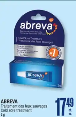 Jean Coutu ABREVA Cold sore treatment offer