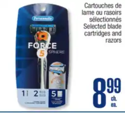 Jean Coutu PERSONNELLE Selected blade cartridges and razors offer