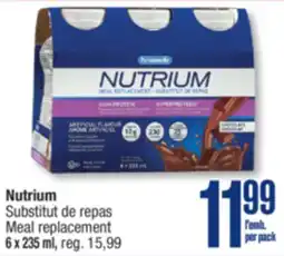 Jean Coutu PERSONNELLE Nutrium Meal replacement offer