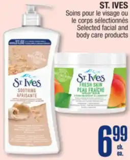 Jean Coutu ST. IVES Selected facial and body care products offer