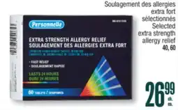 Jean Coutu PERSONNELLE Selected extra strength allergy relief offer